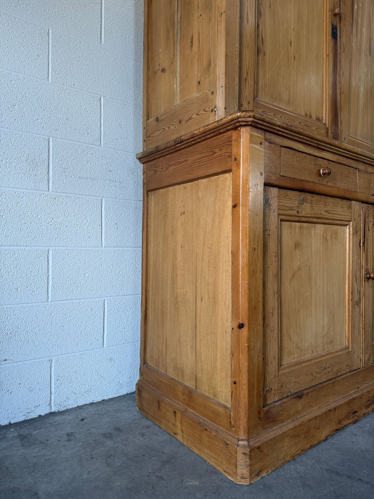 Antique French linen press - House on Horizon