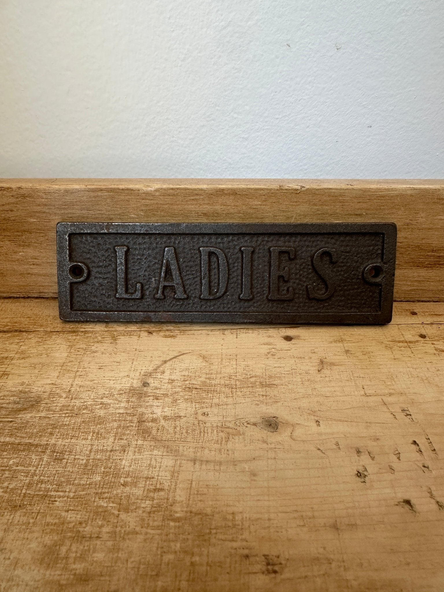 Antique ladies sign - House on Horizon