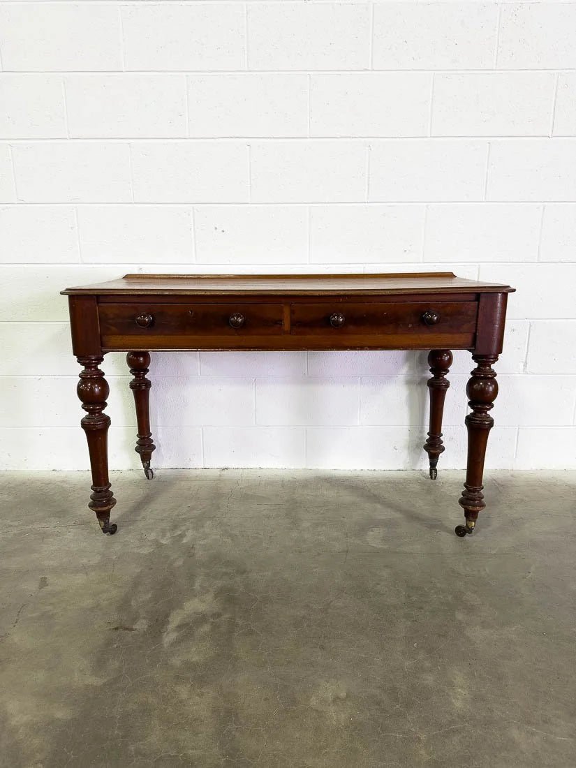 Antique mahogany table or desk - House on Horizon