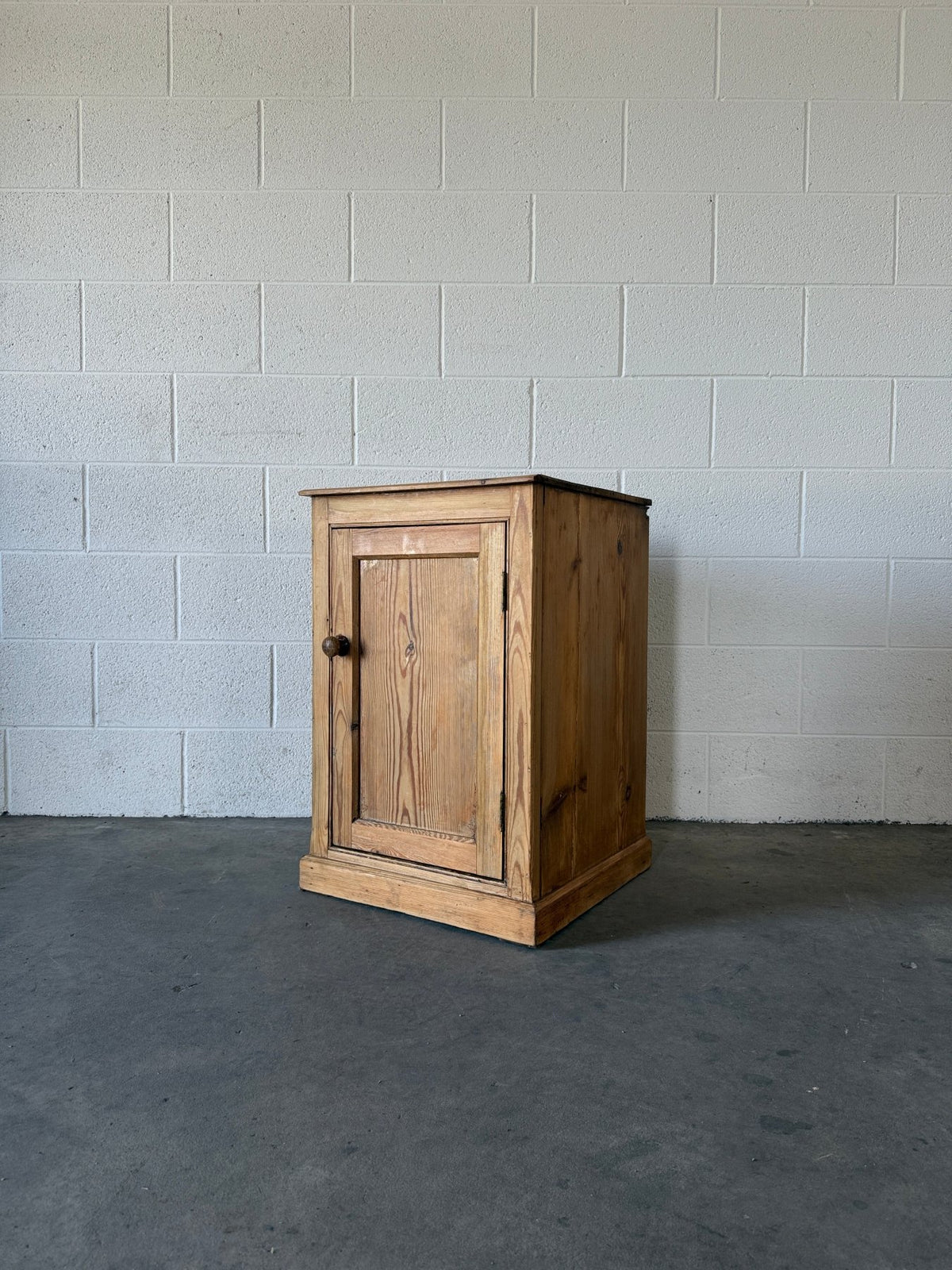 Antique Pine Bedside Cupboard - House on Horizon