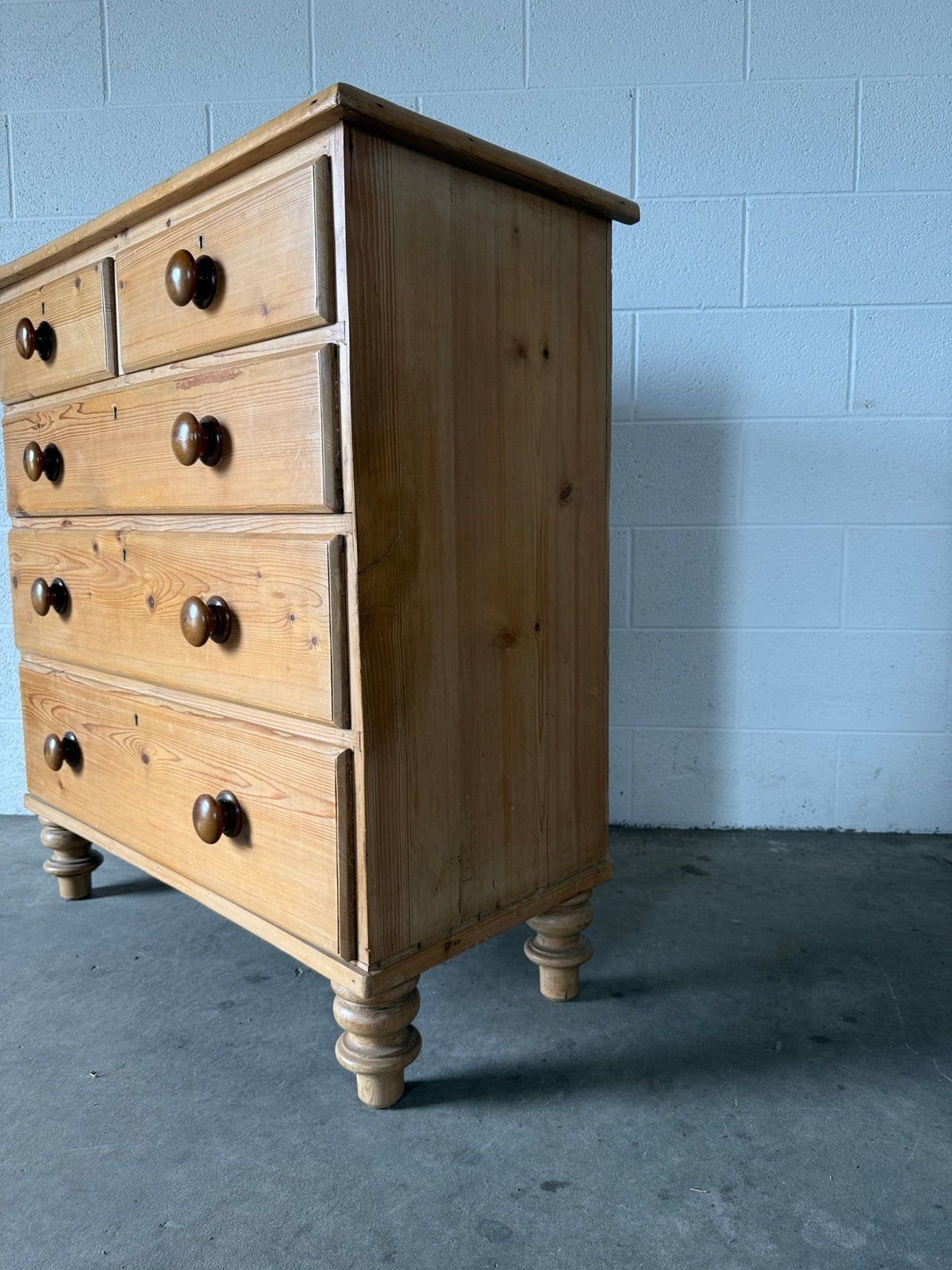 Antique Pine Chest of Drawers - House on Horizon