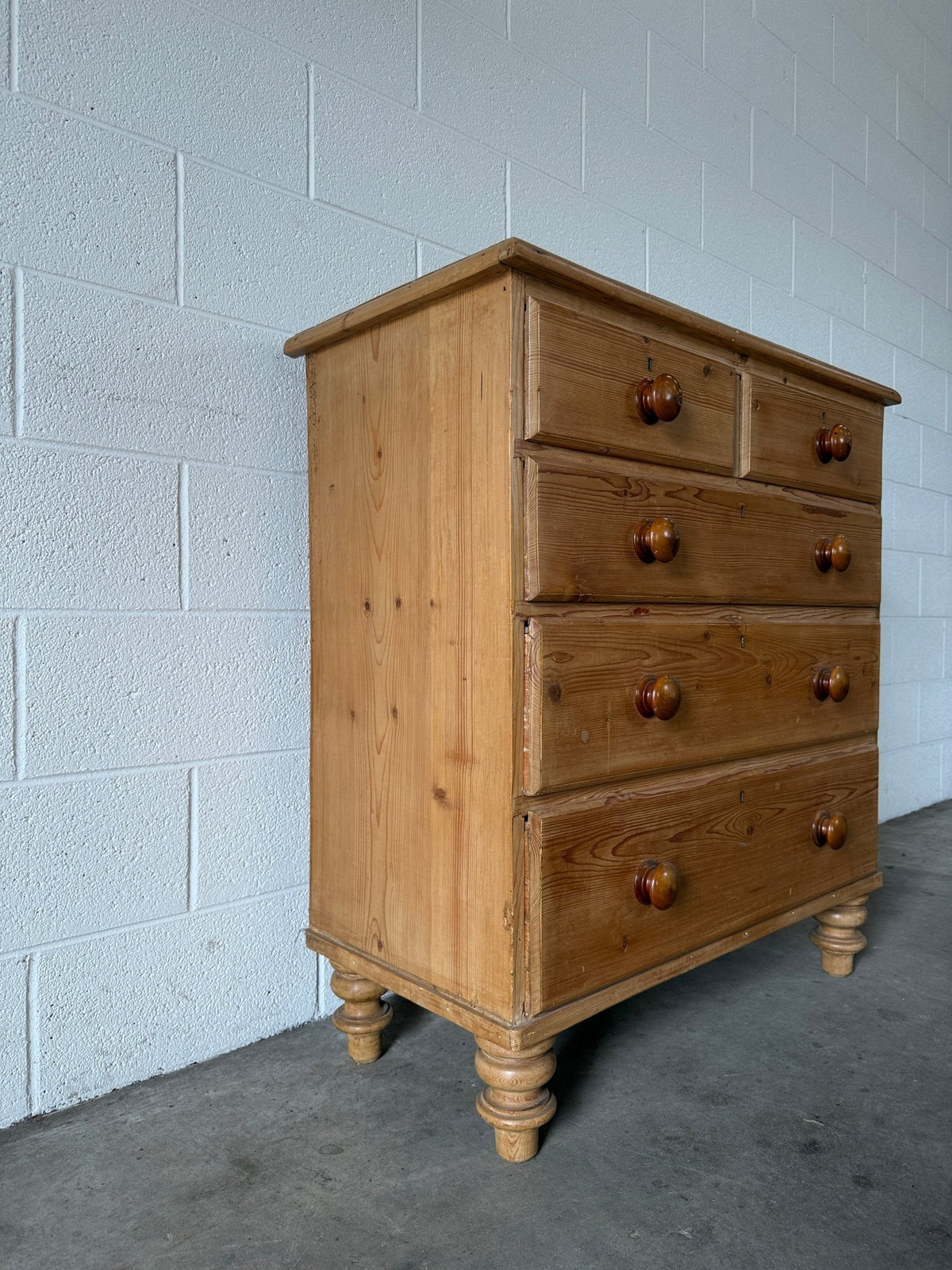 Antique Pine Chest of Drawers - House on Horizon