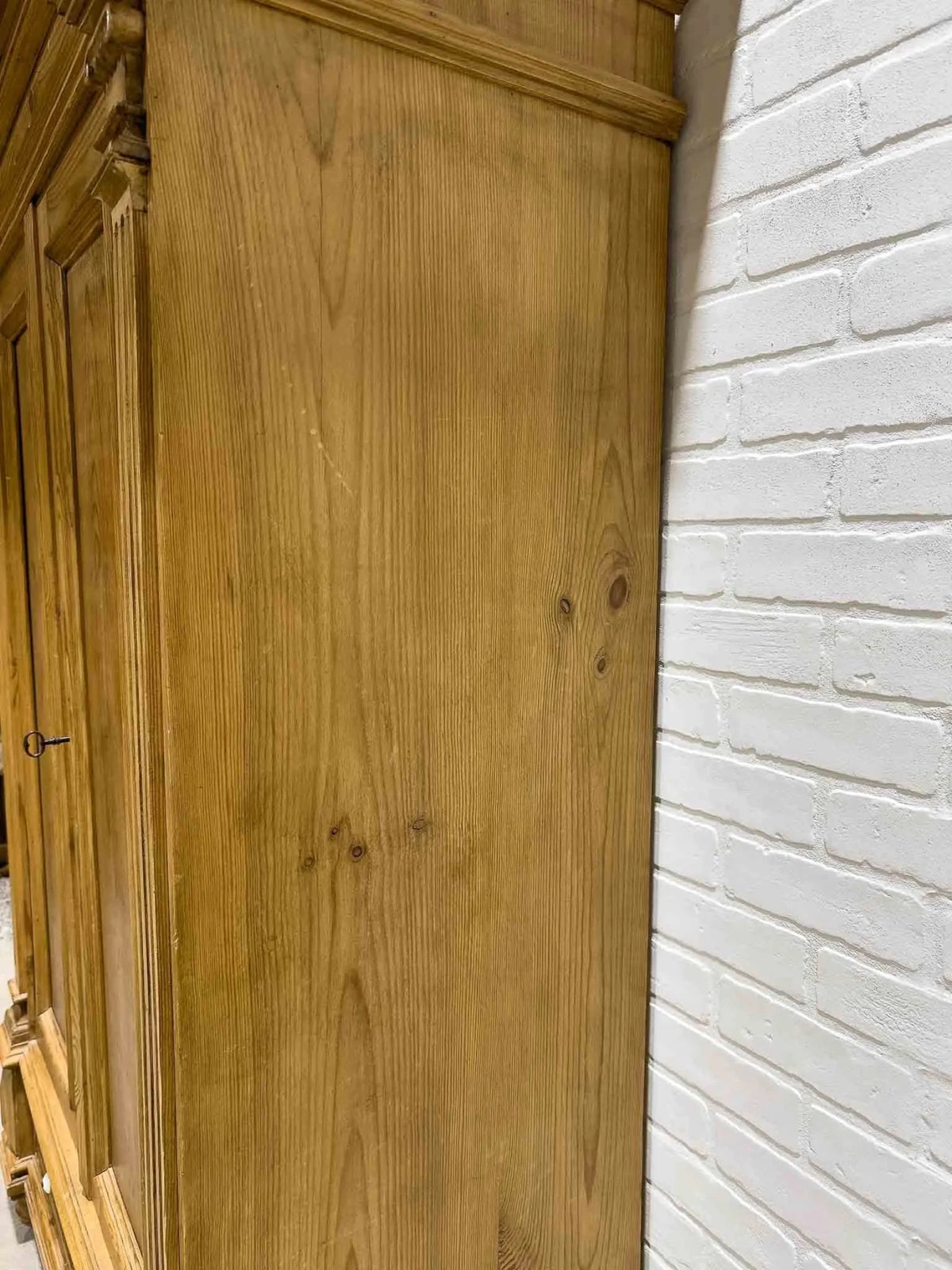 Antique pine children's wardrobe - House on Horizon