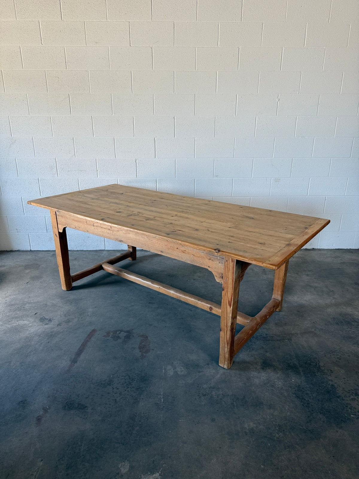 Antique Pine Dining Table - House on Horizon