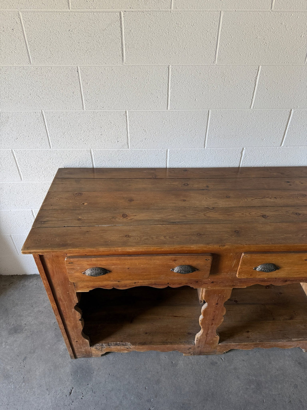 Antique pine fishmonger’s sideboard - House on Horizon