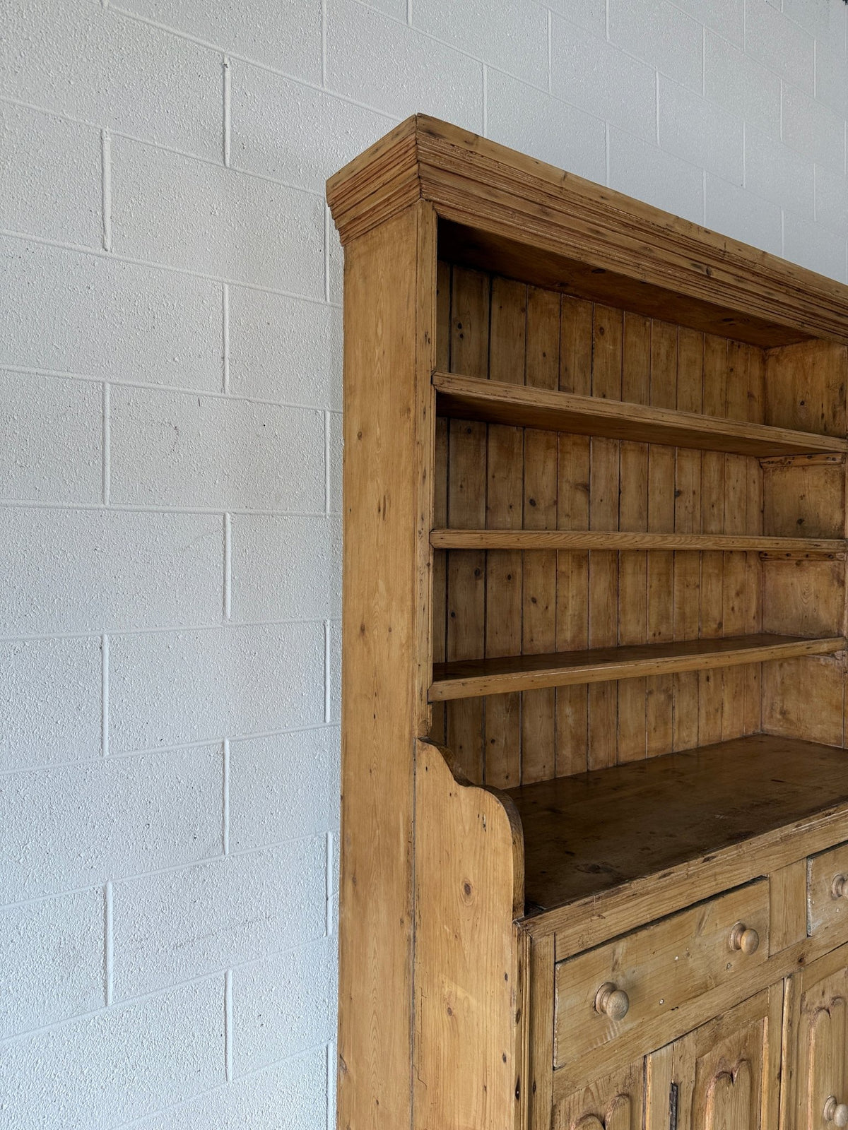 Antique Pine Hutch - House on Horizon
