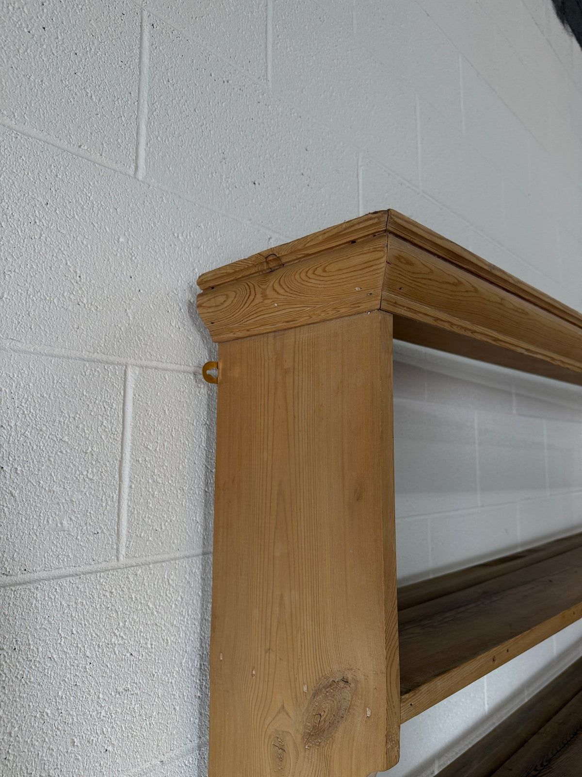 Antique pine hutch with panelled doors - House on Horizon