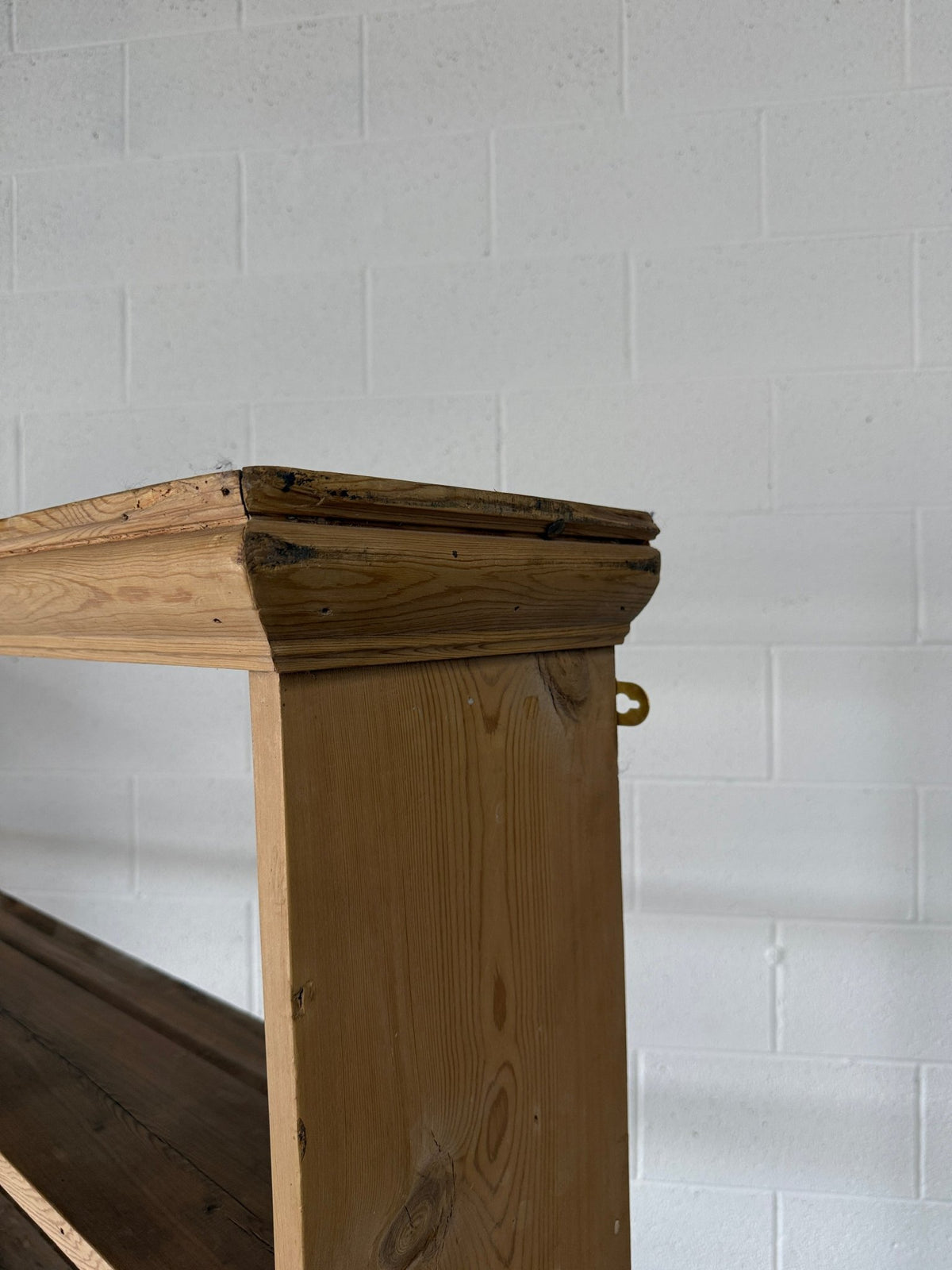 Antique pine hutch with panelled doors - House on Horizon