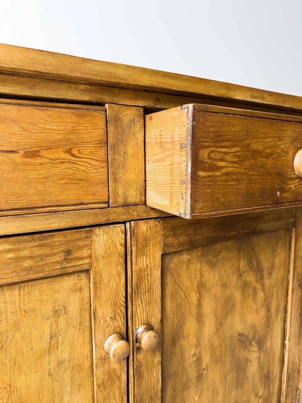 English antique pine sideboard - House on Horizon