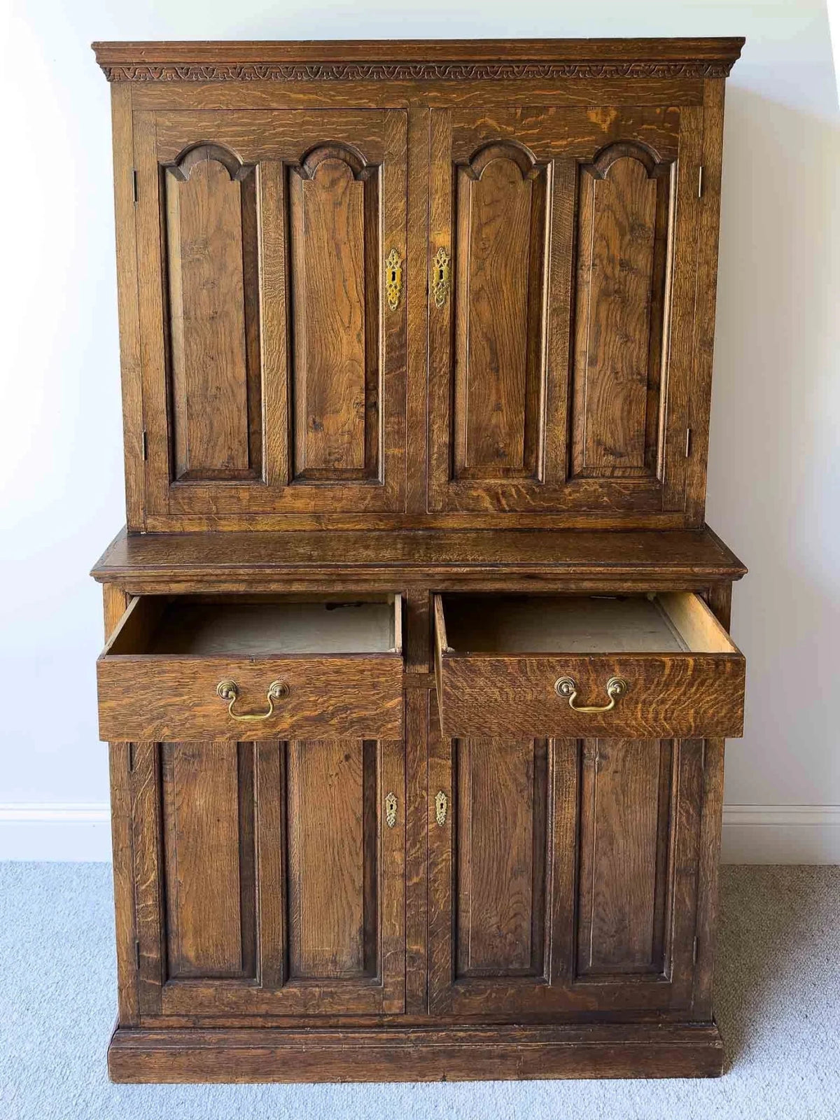 English oak larder cupboard - House on Horizon