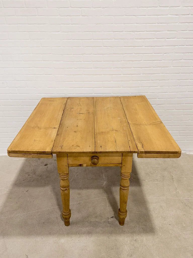English pine drop leaf table - House on Horizon