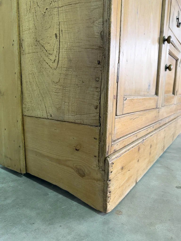 English pine sideboard with gallery back - House on Horizon