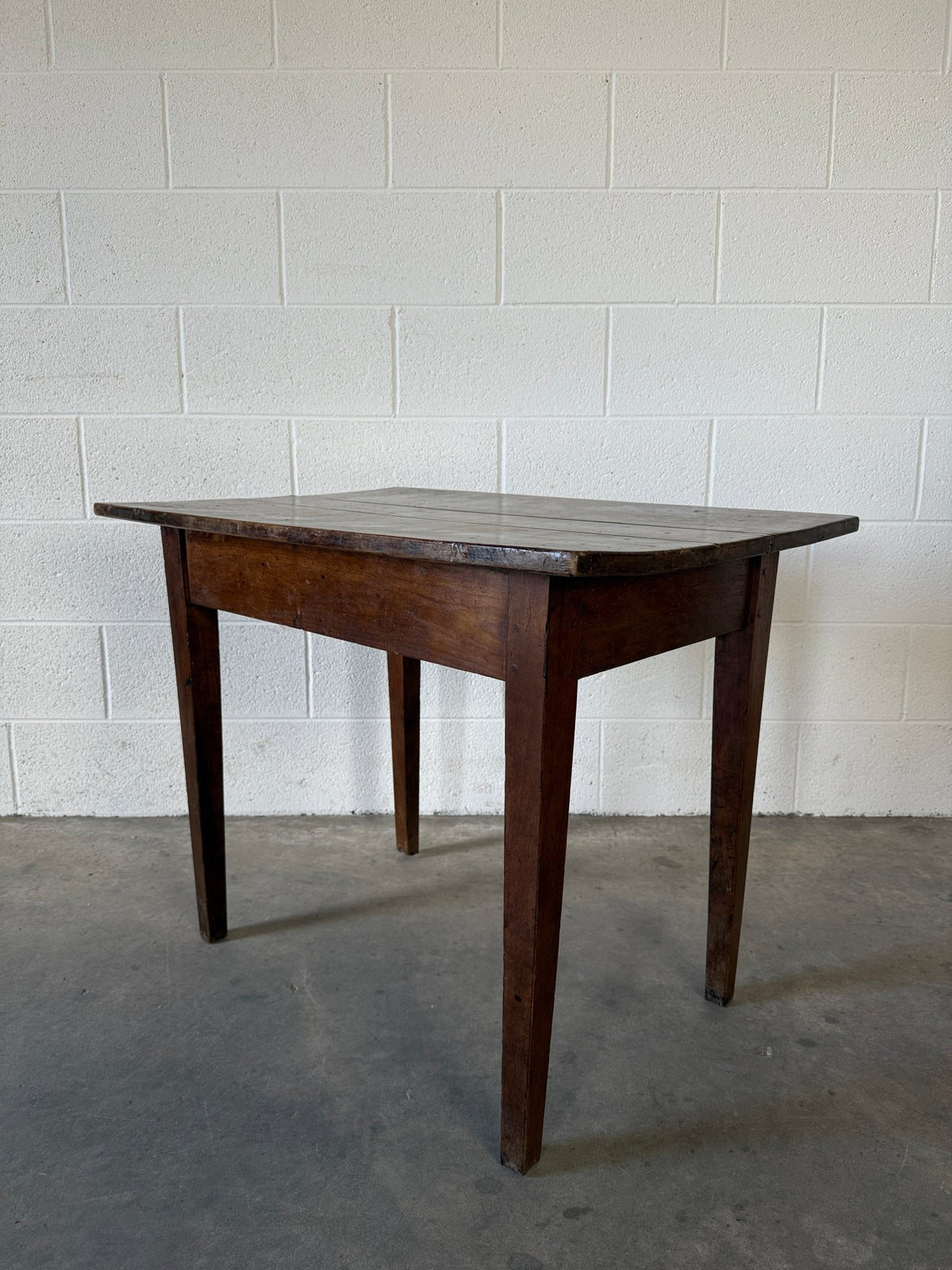 French Antique Fruitwood Side Table - House on Horizon