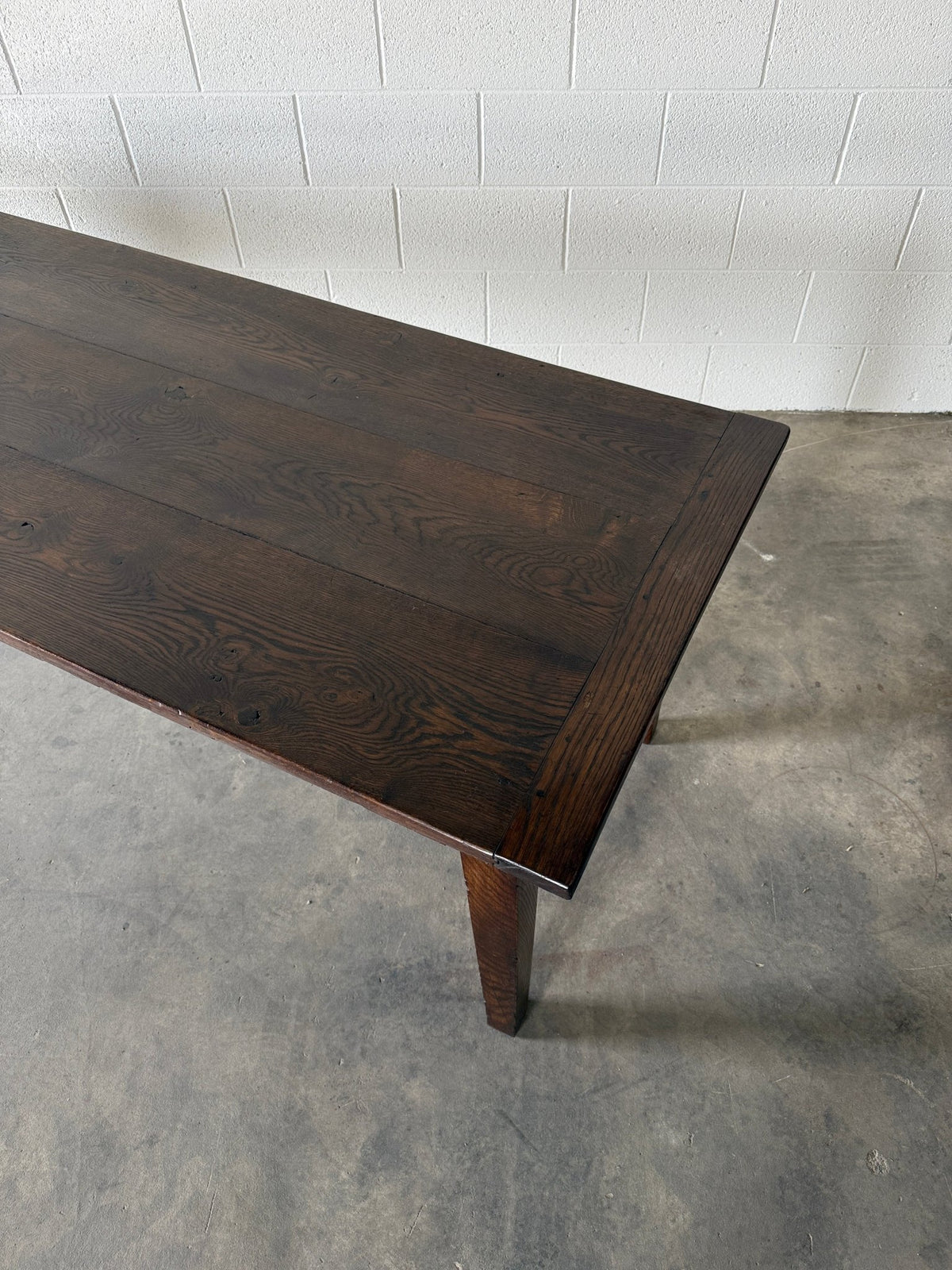 French dark oak table - House on Horizon