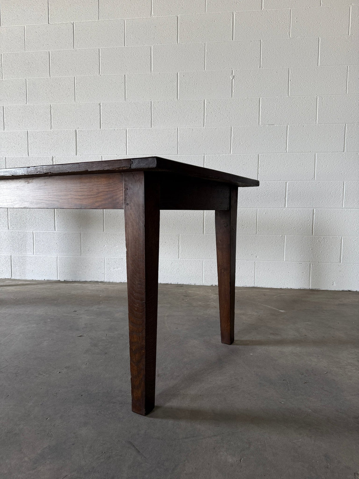 French dark oak table - House on Horizon