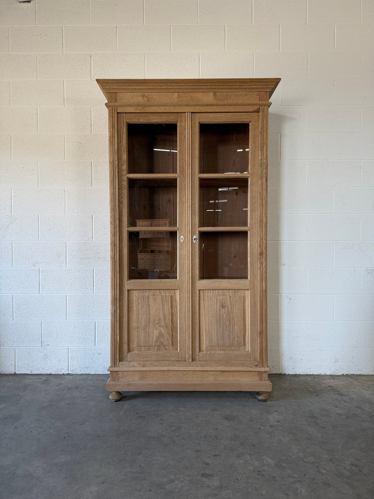 French glass display cupboard - House on Horizon