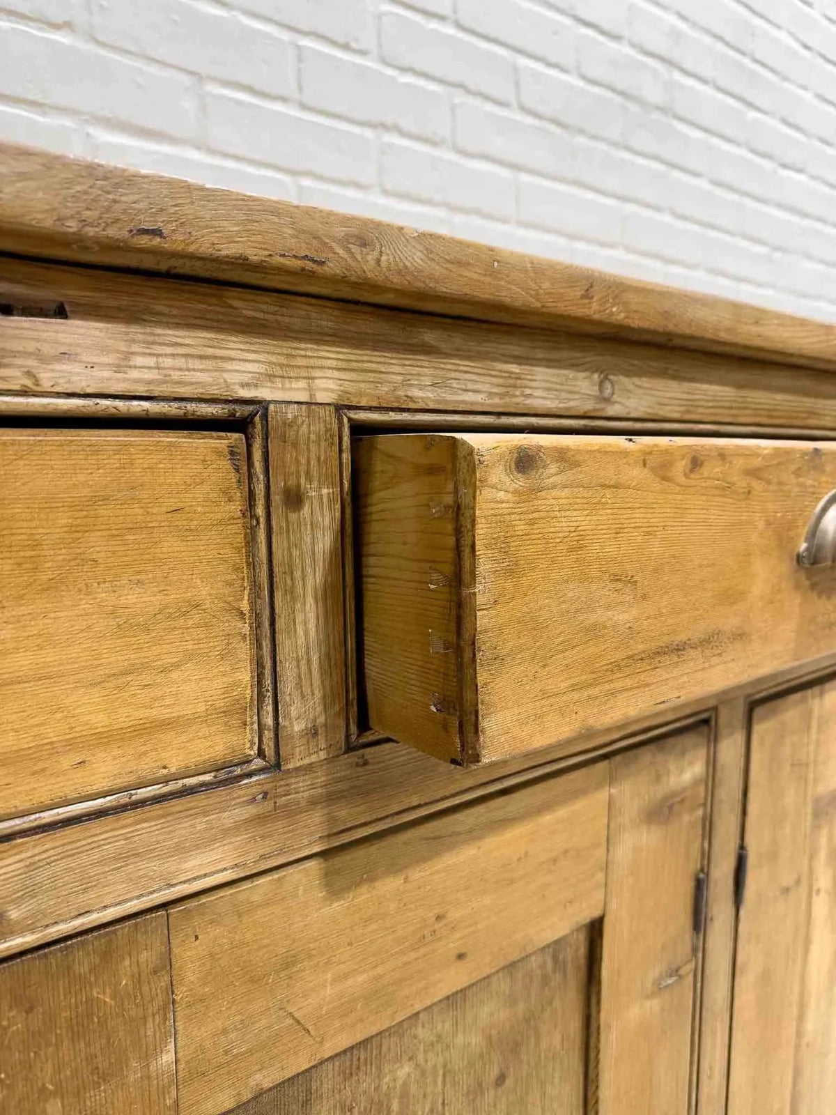 Georgian pine dresser base - House on Horizon