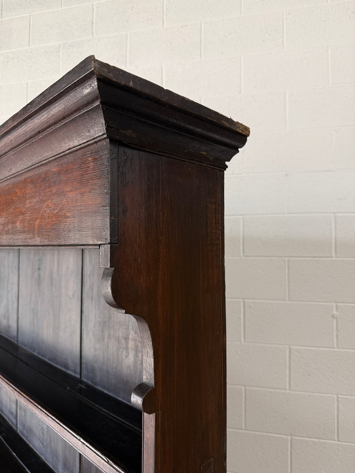 Gorgeous oak kitchen dresser or hutch- imported from England - House on Horizon