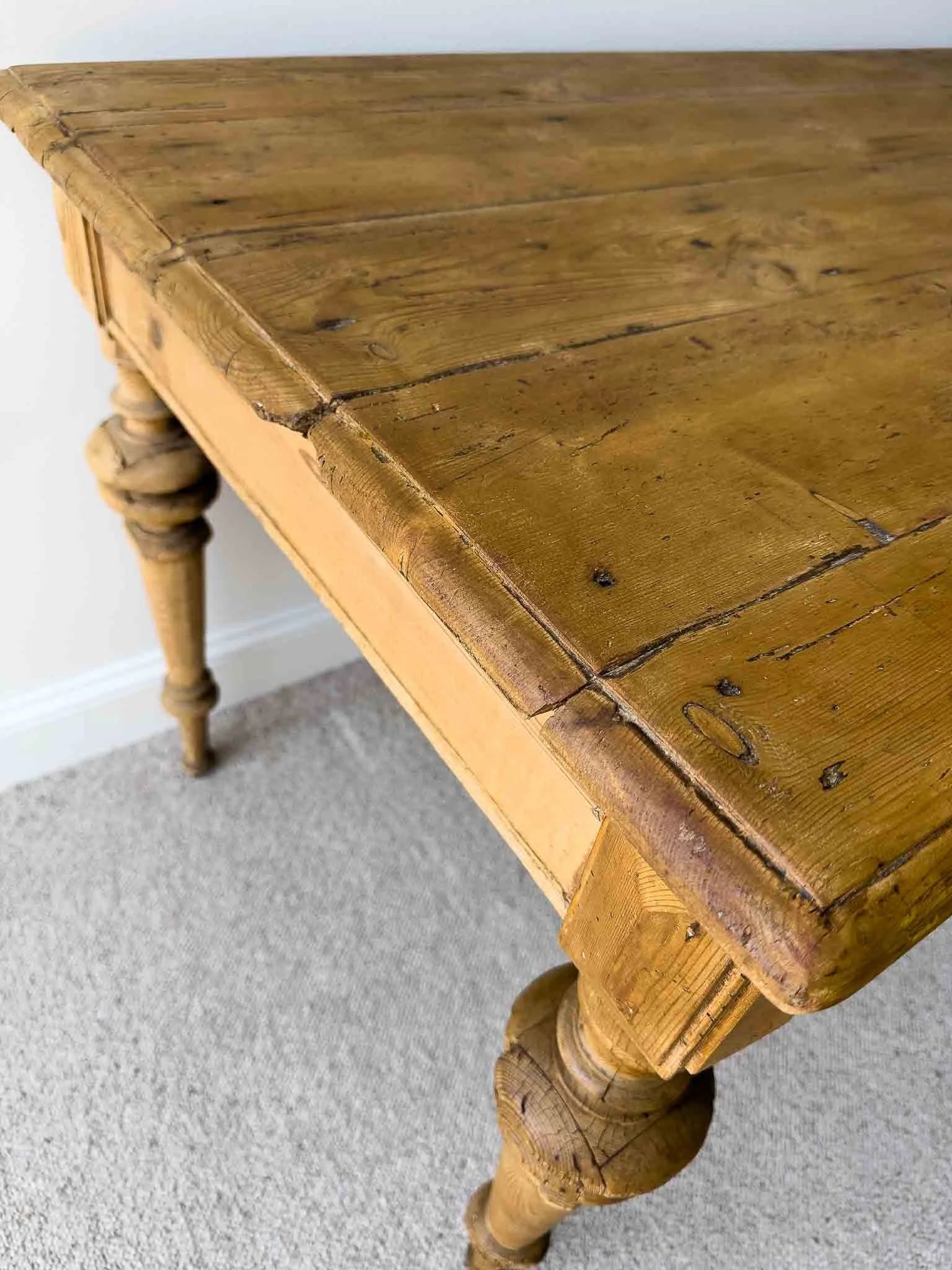 Victorian table with incredible legs