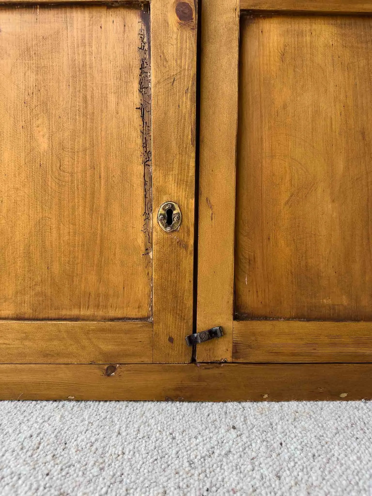 Antique pine cabinet