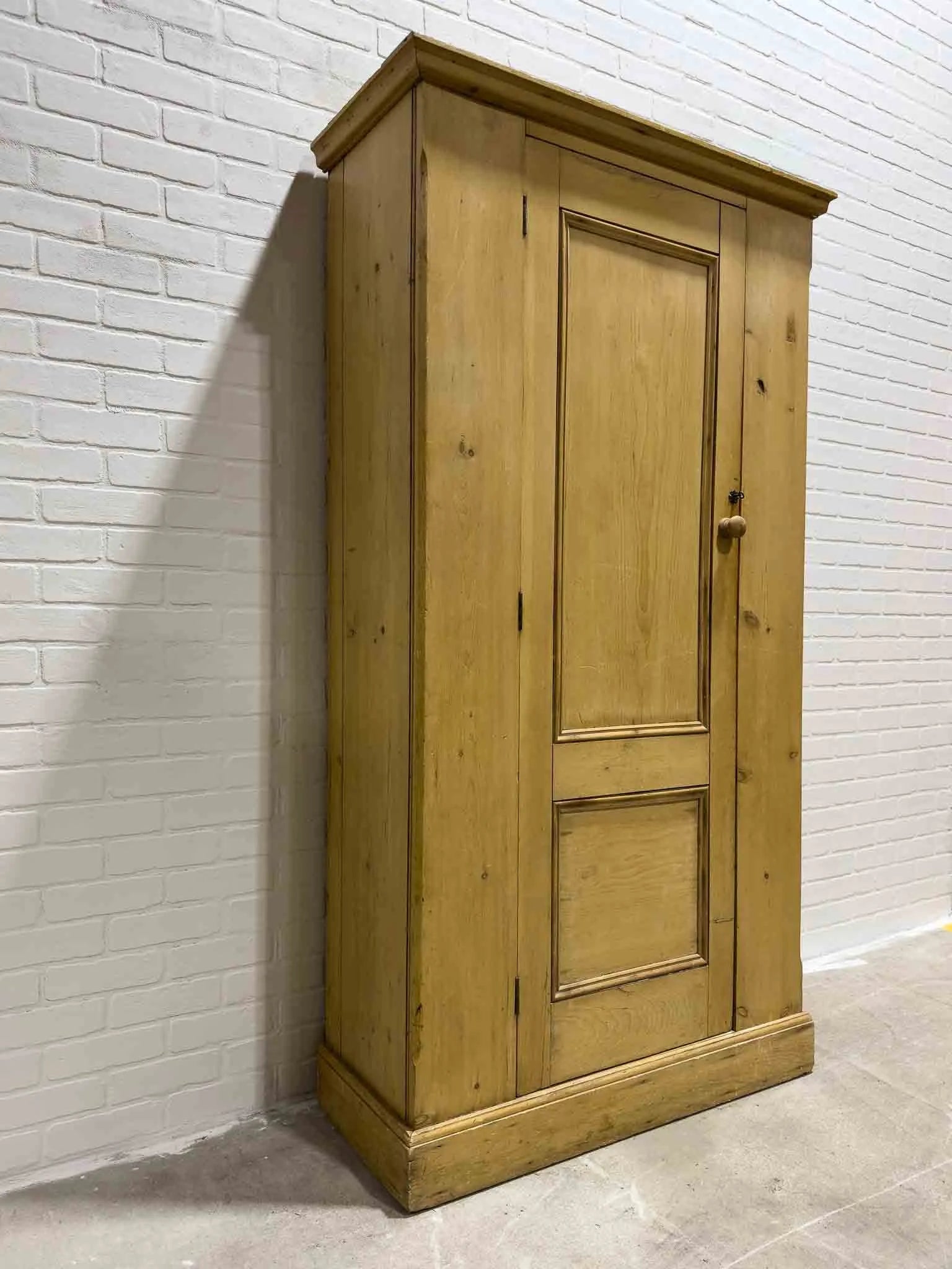 Victorian pine wardrobe