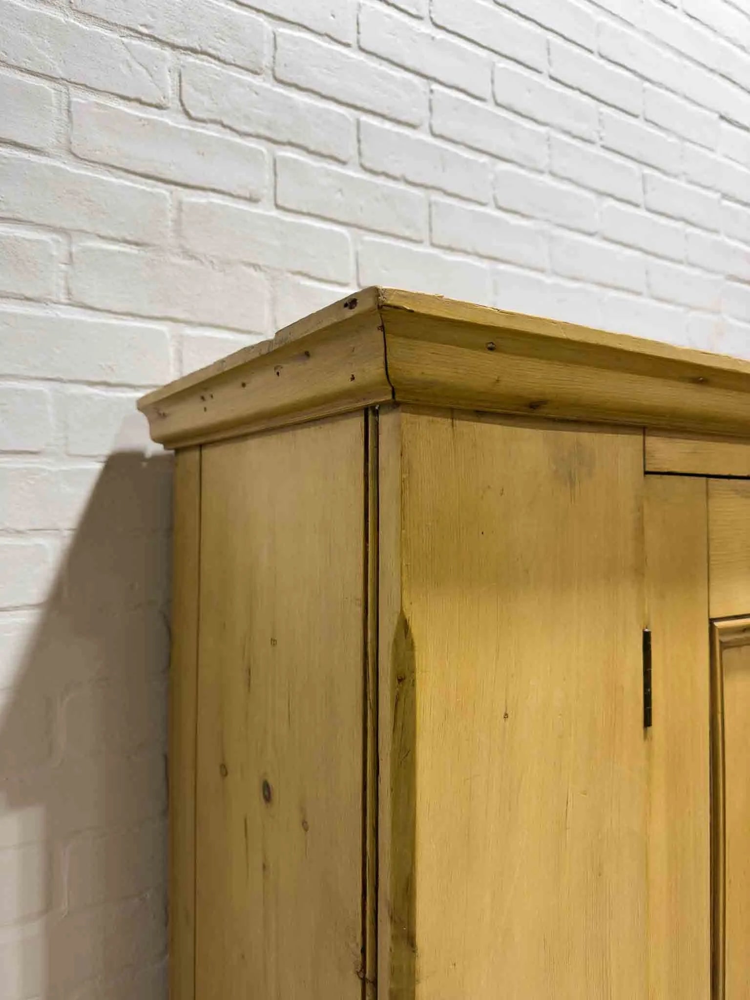Victorian pine wardrobe