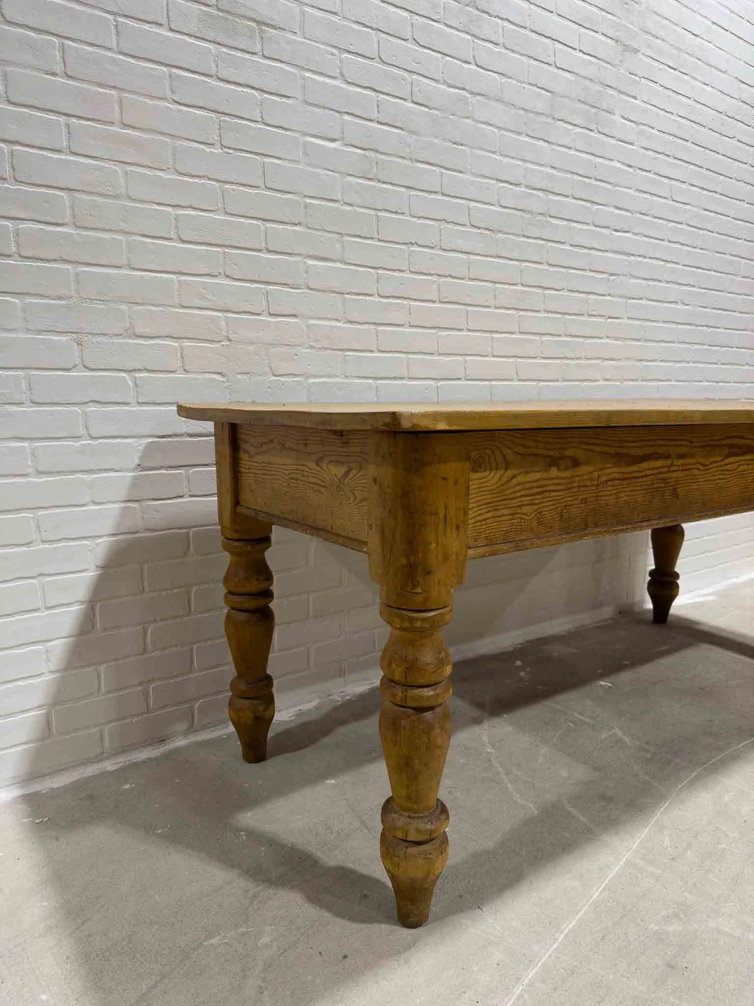 English pine table