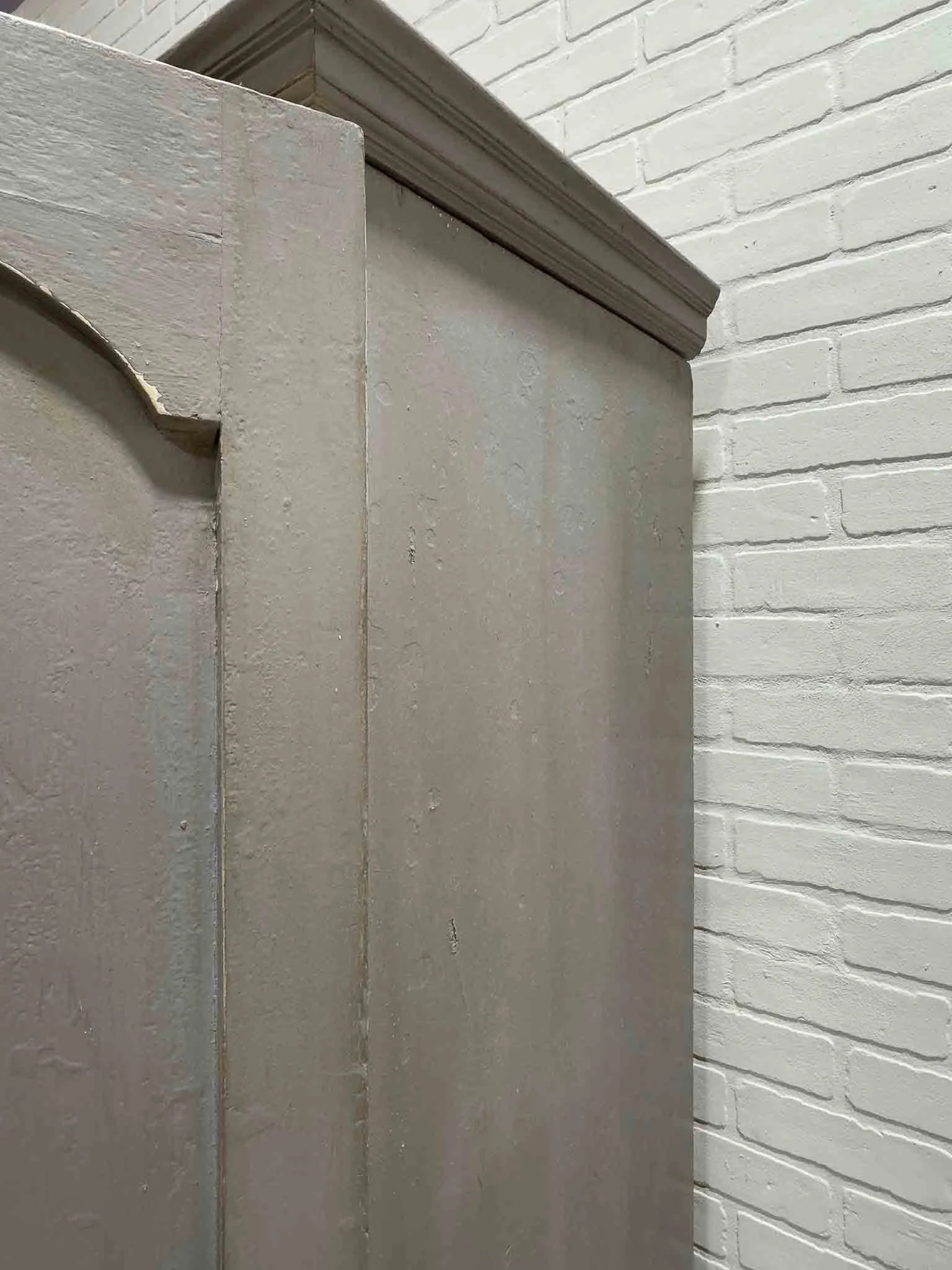 Painted English cupboard