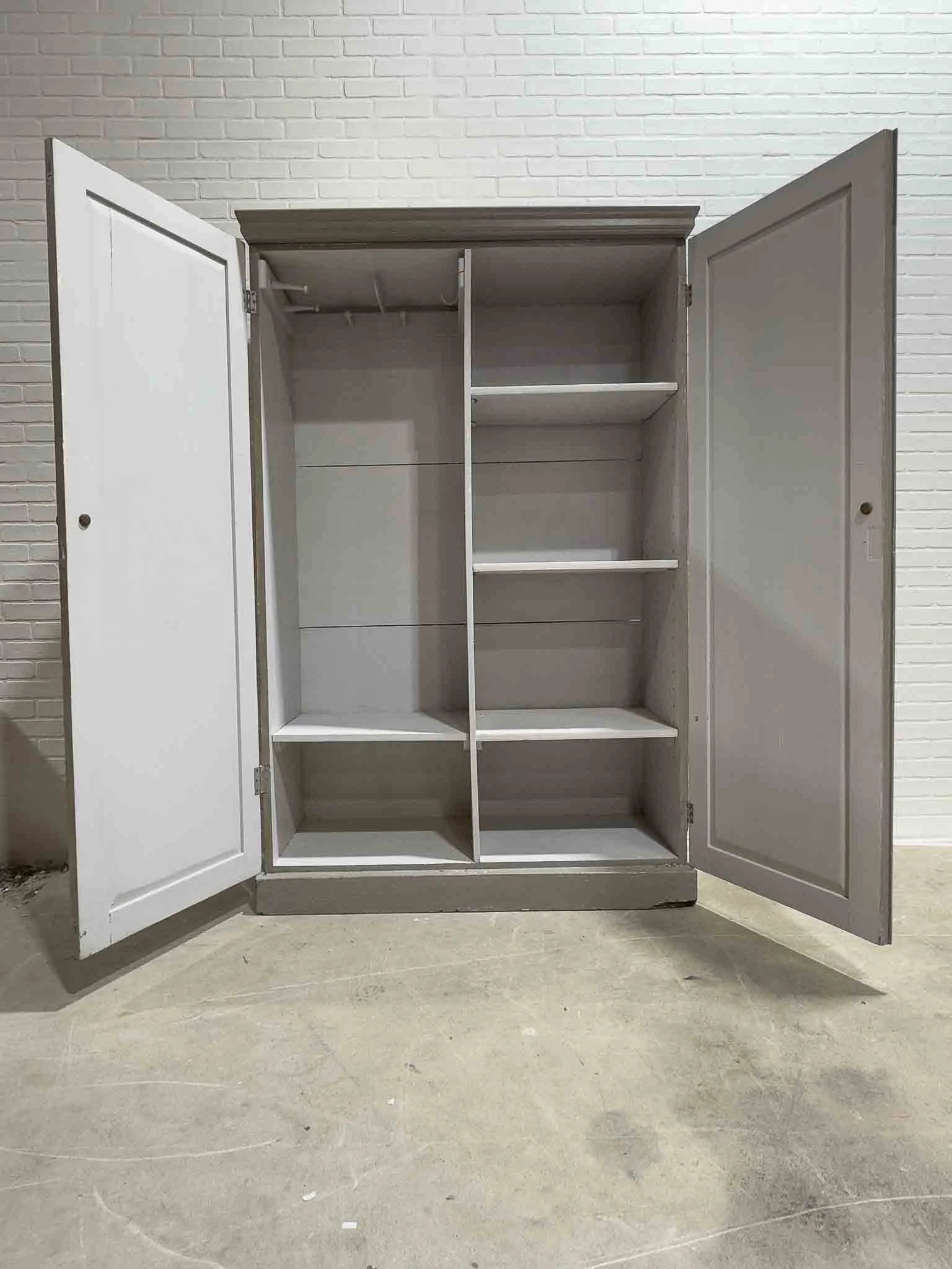 Painted English cupboard