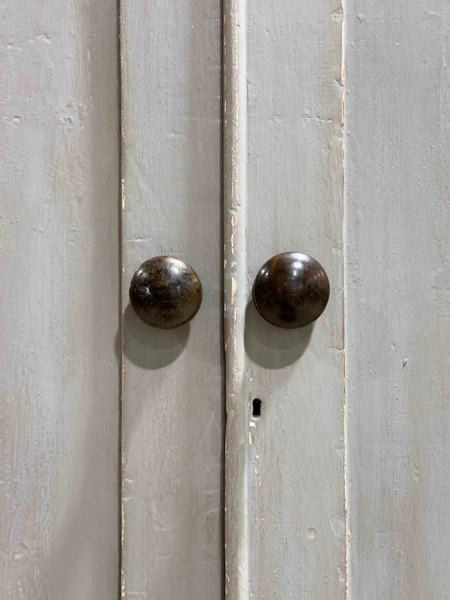 Painted English cupboard