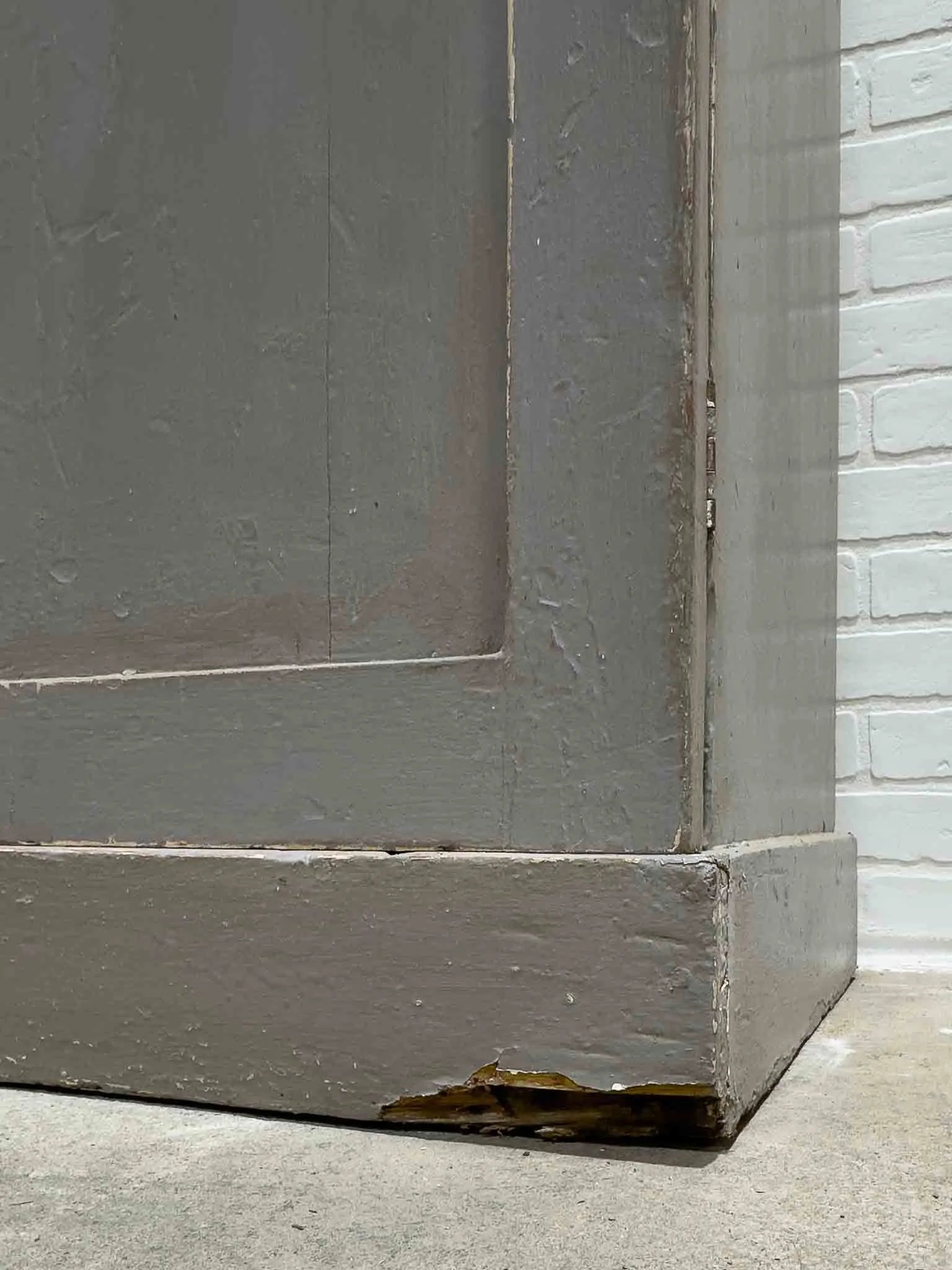 Painted English cupboard