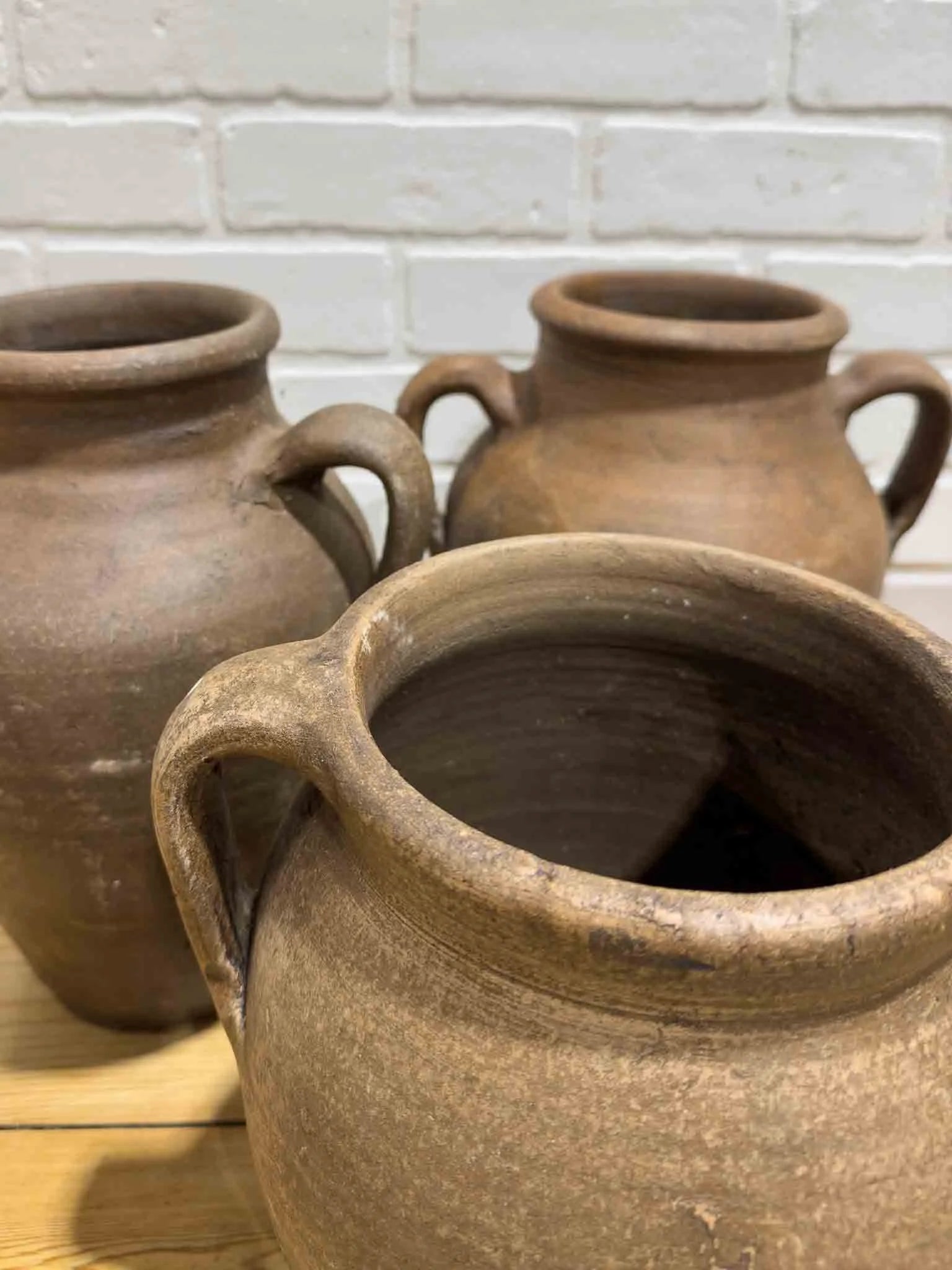 Turkish pots with handles