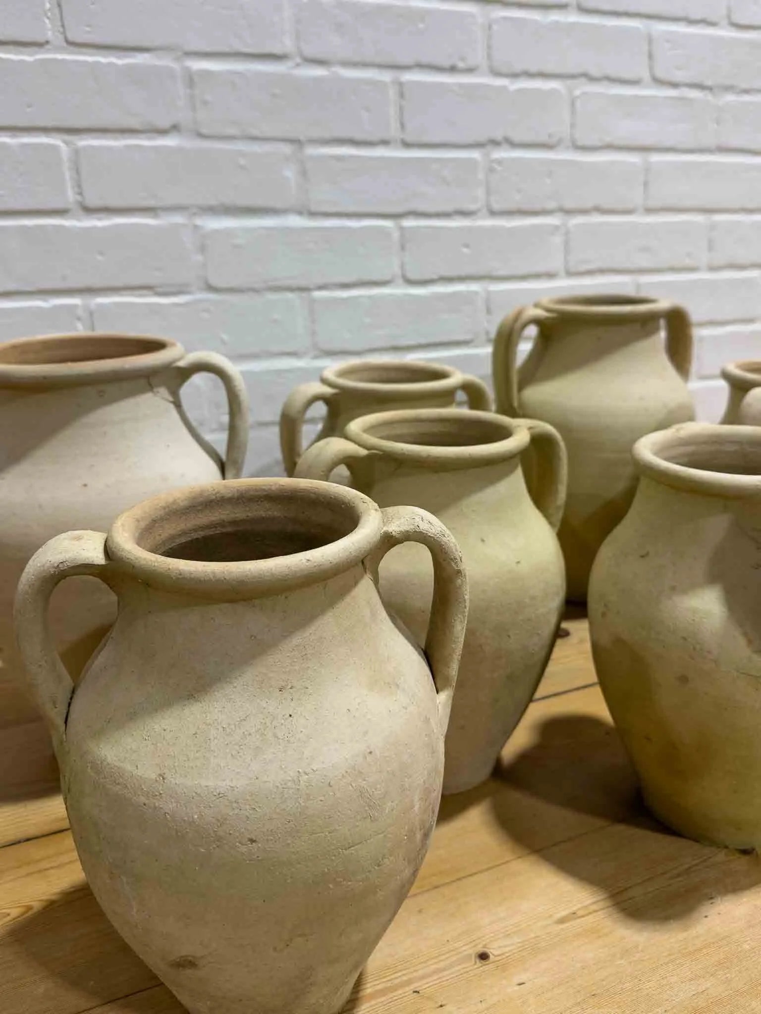 Turkish light colored pots
