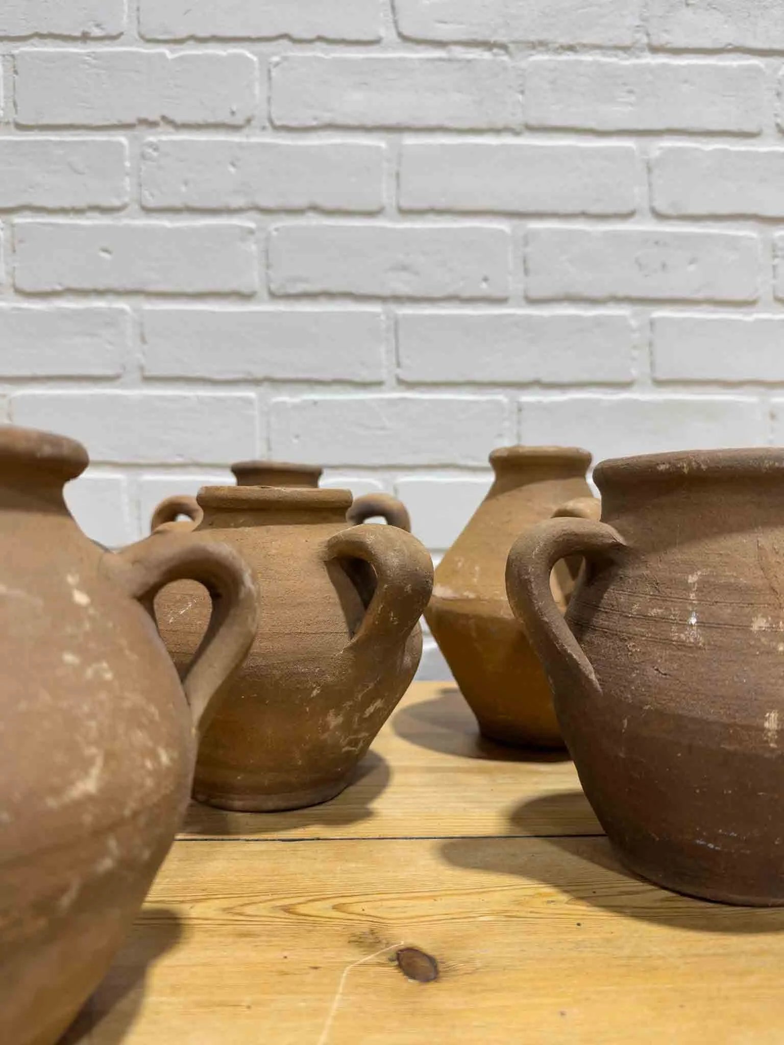 Turkish brown pots - small