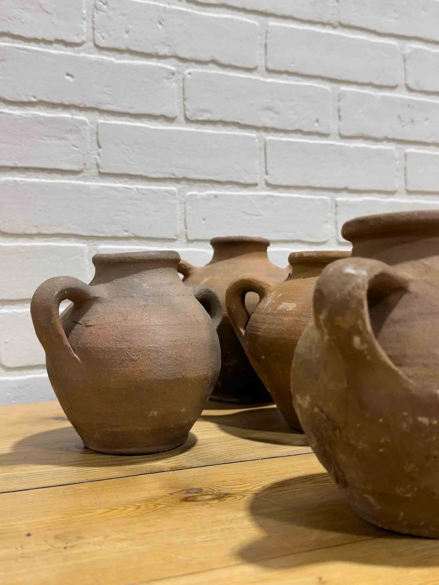 Turkish brown pots - small