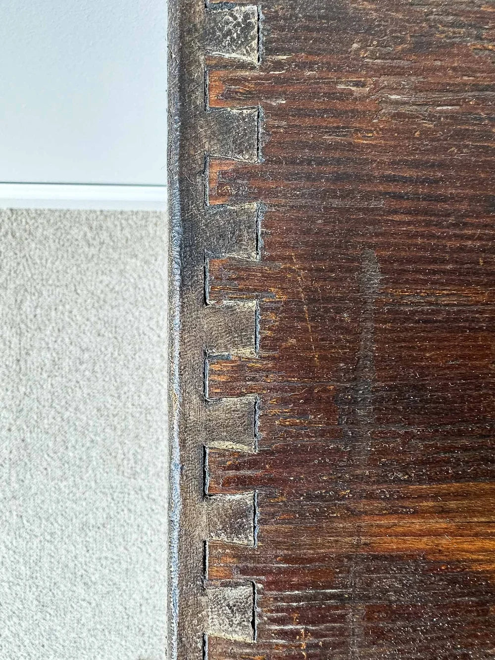 Early 20th century pigeon hole shelf
