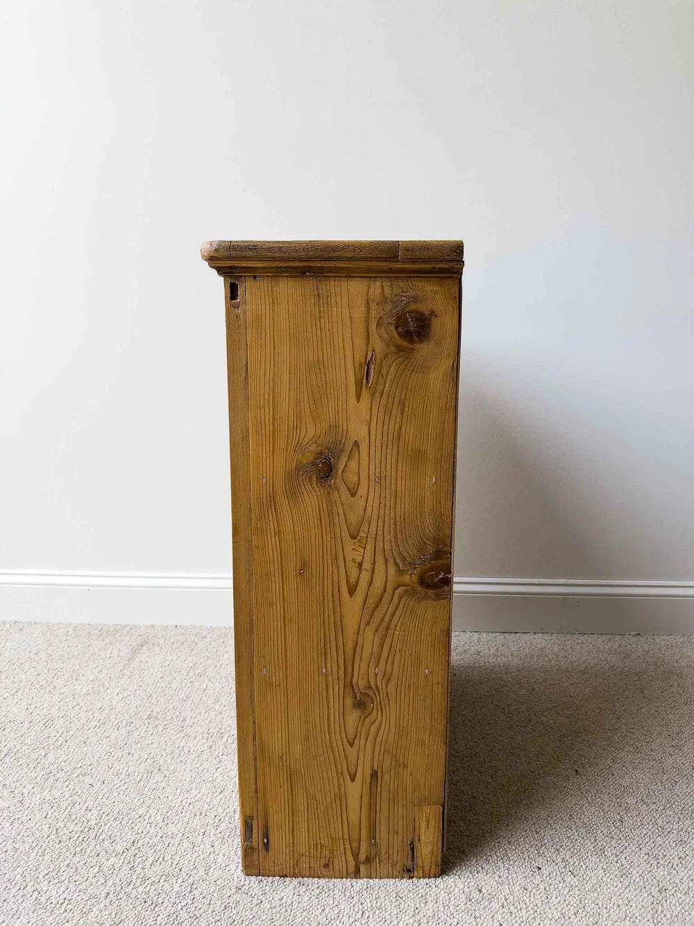Small pitch pine cupboard