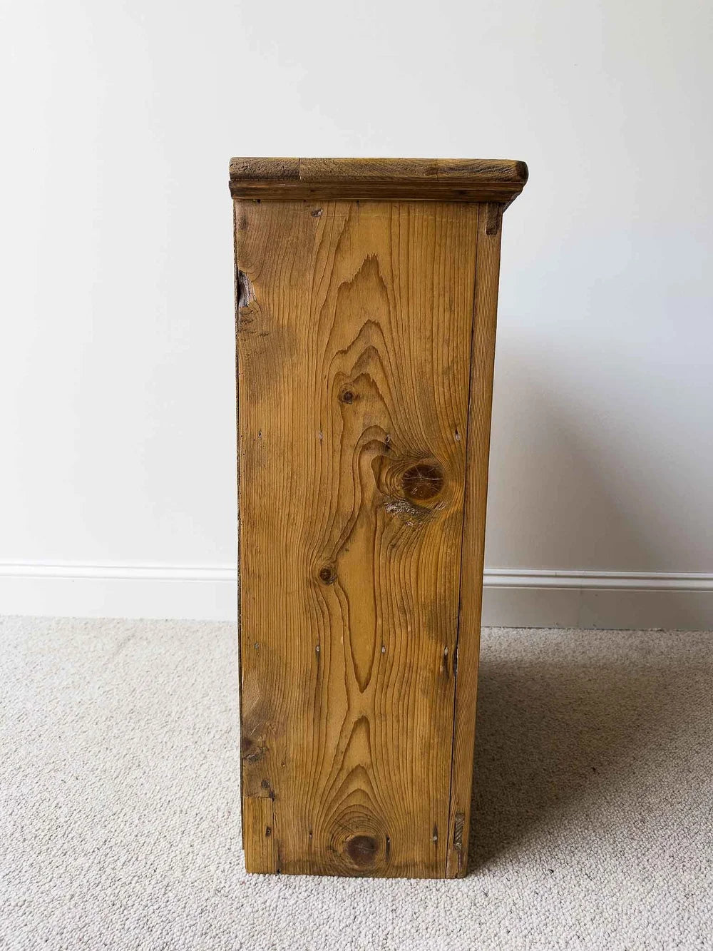 Small pitch pine cupboard