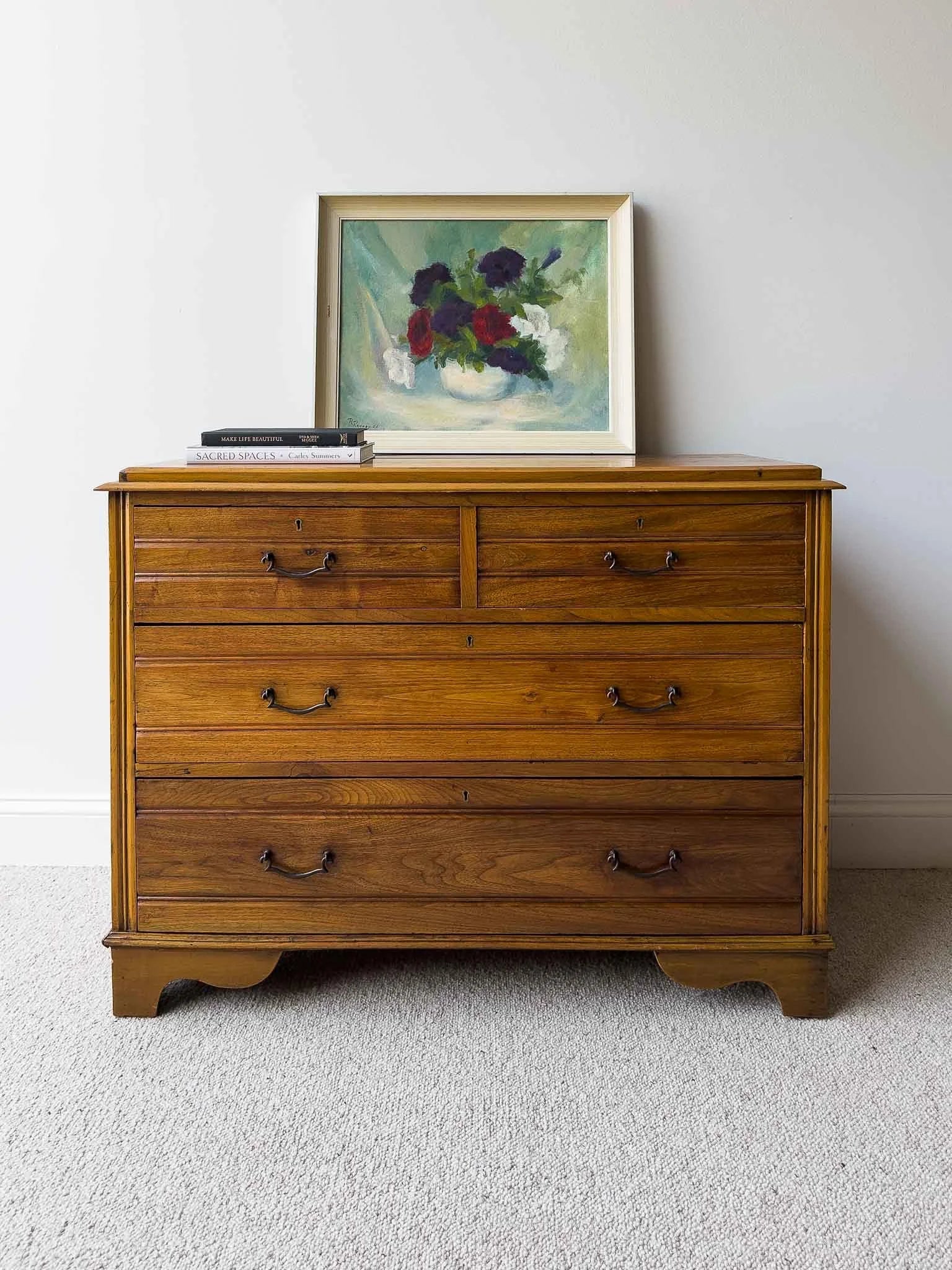 Small edwardian set of drawers