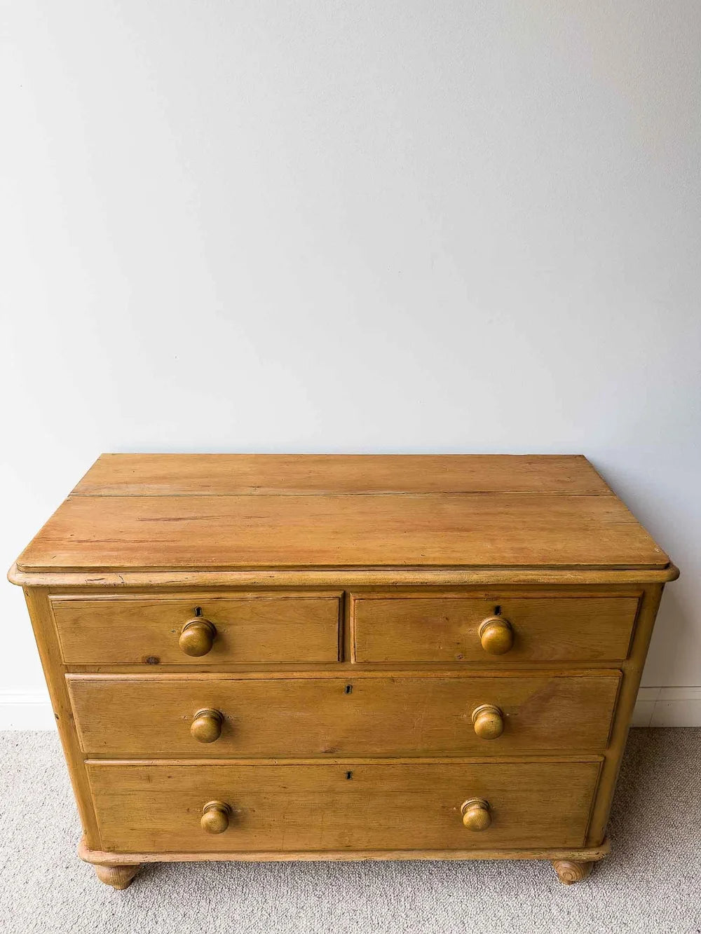 Victorian pine drawers