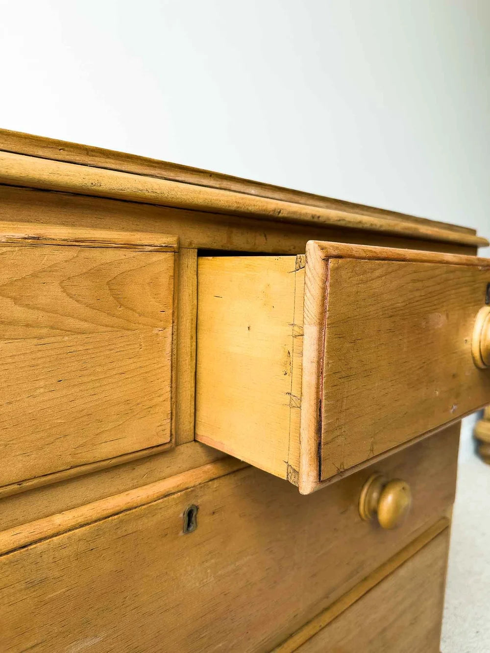 Victorian pine drawers