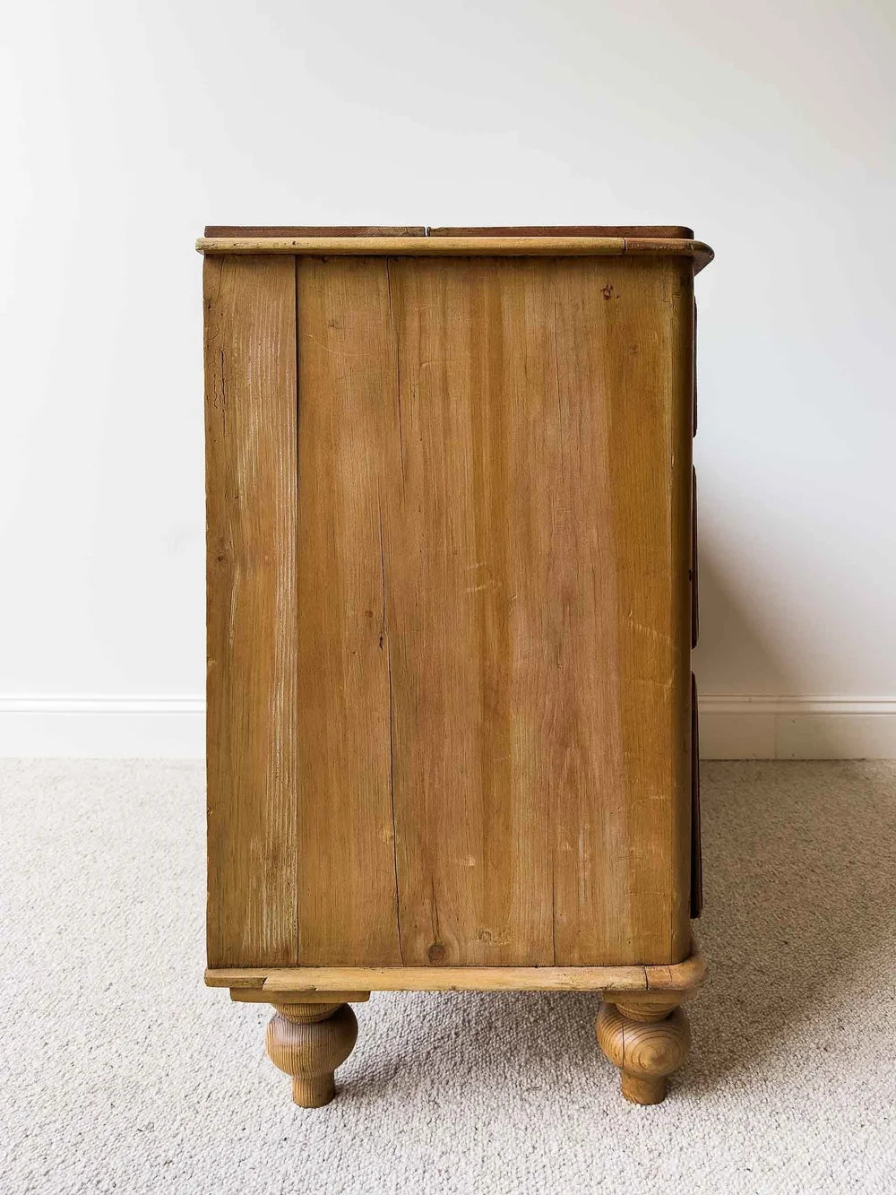 Victorian pine drawers