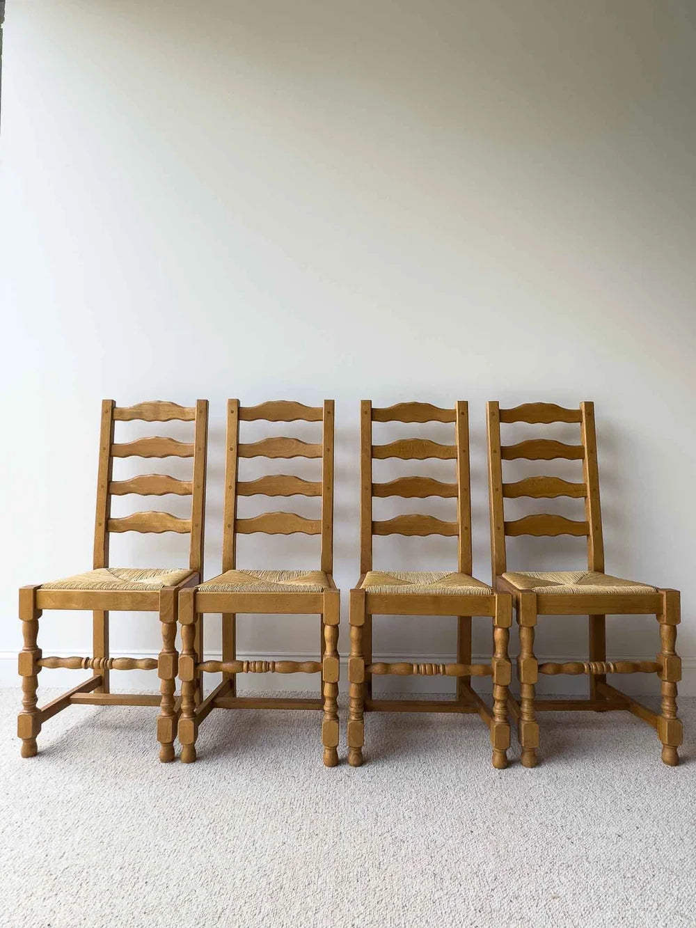 Set of ladderback chairs