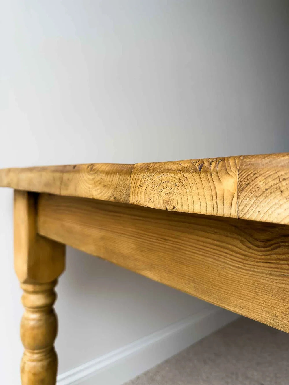 Large vintage farm table