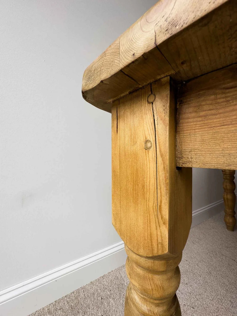 Large vintage farm table