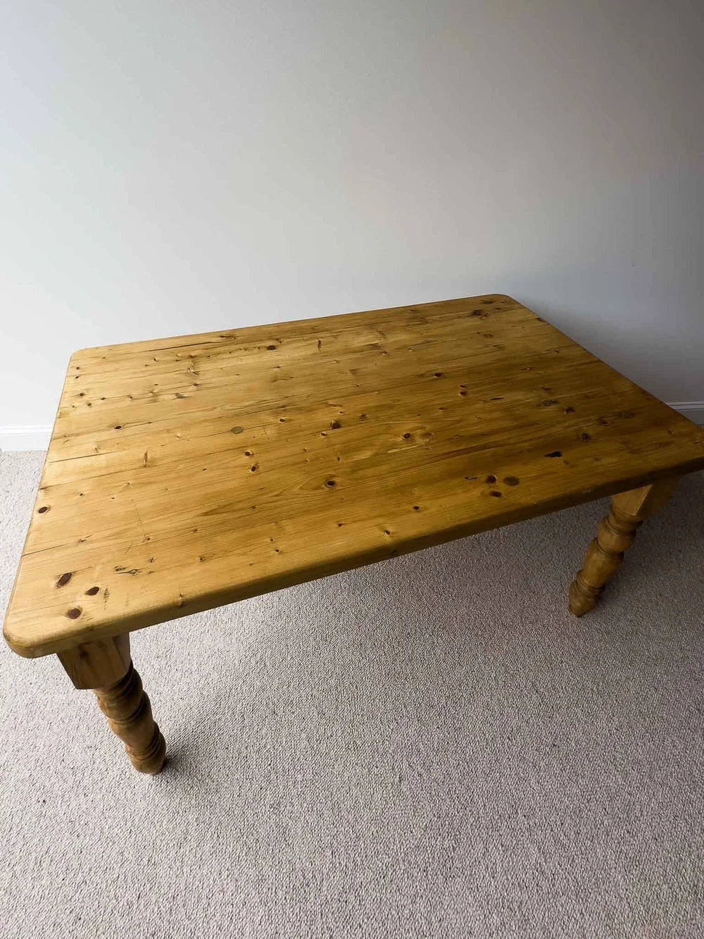 Large vintage farm table