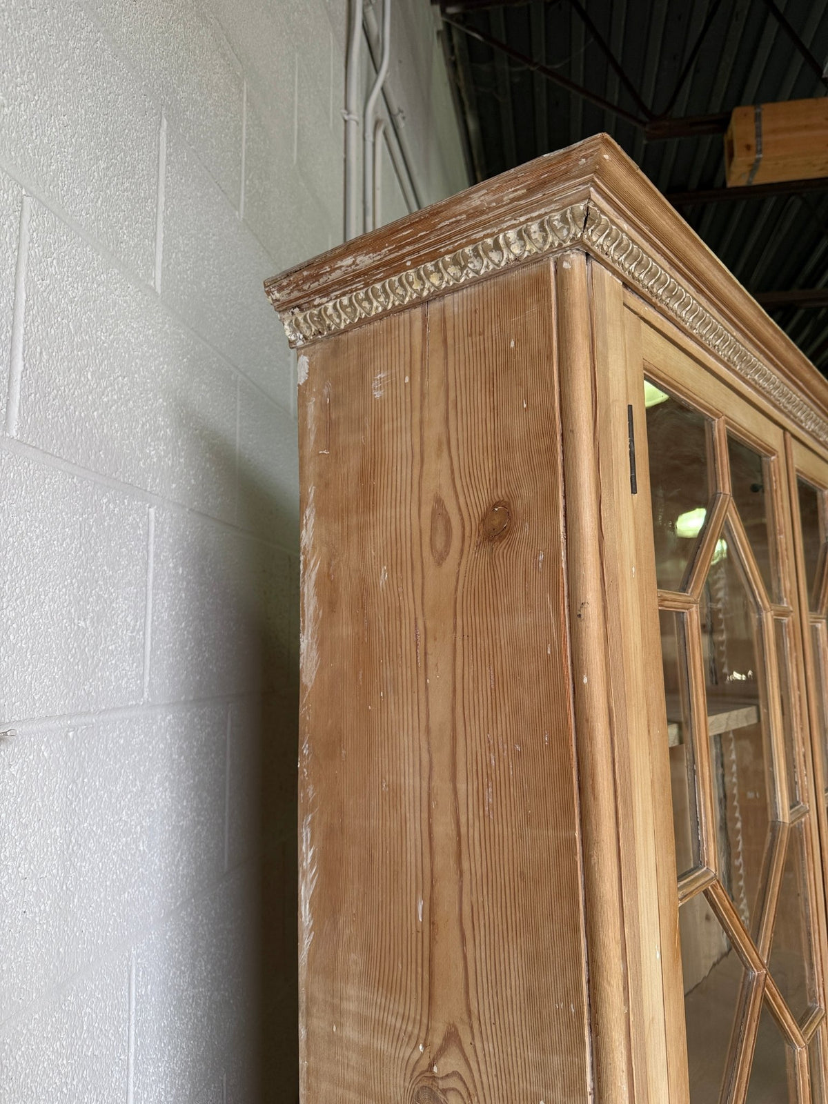 Incredible astragal glazed bookcase - House on Horizon