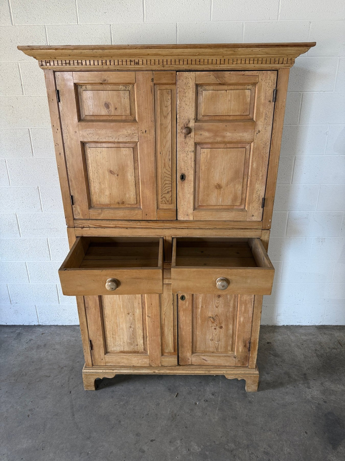 Irish antique pine press - House on Horizon