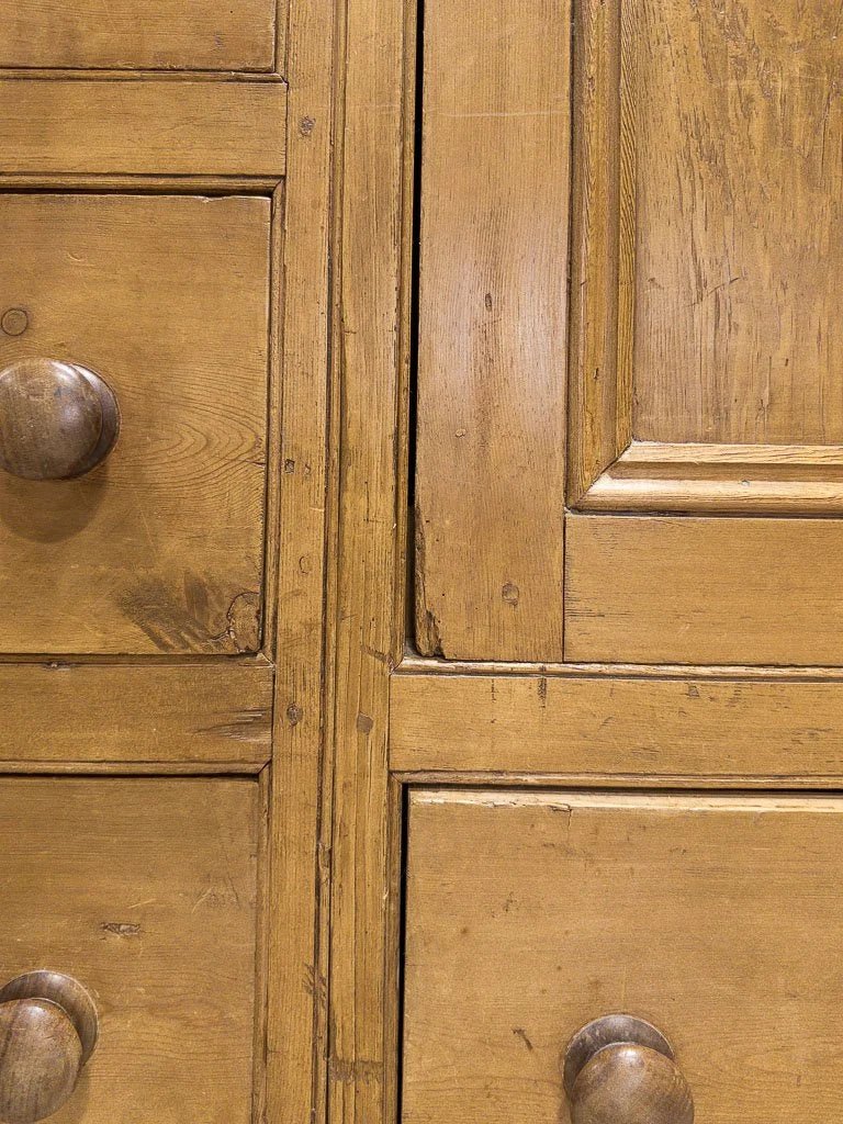 Large Victorian pine housekeepers cupboard - House on Horizon