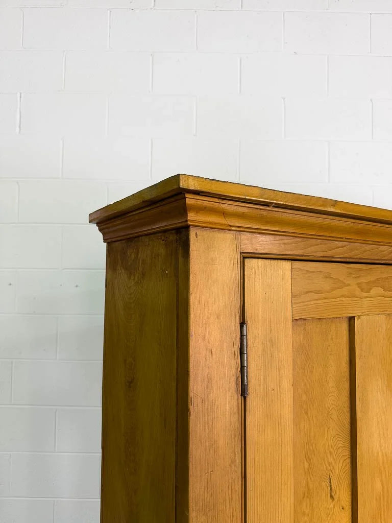 Stunning antique English cupboard with shelved interior